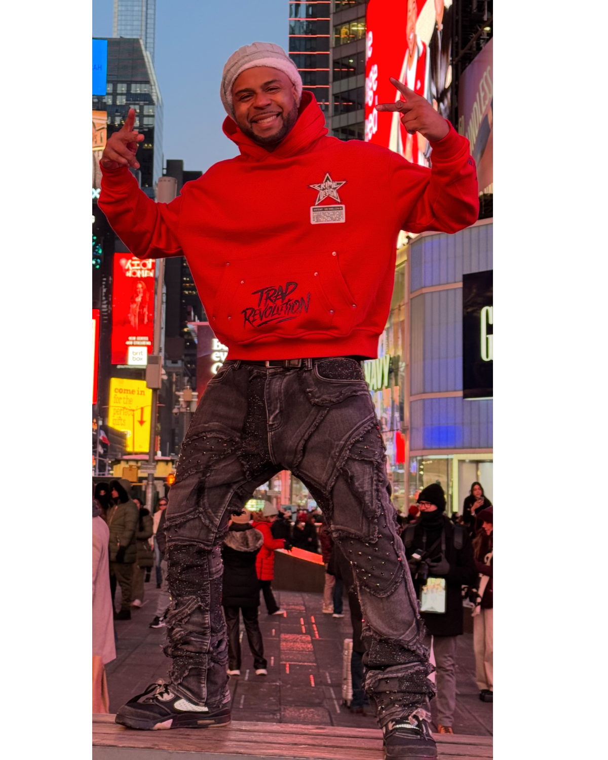 Crime By Design -Revolutionary Hoodie - Red