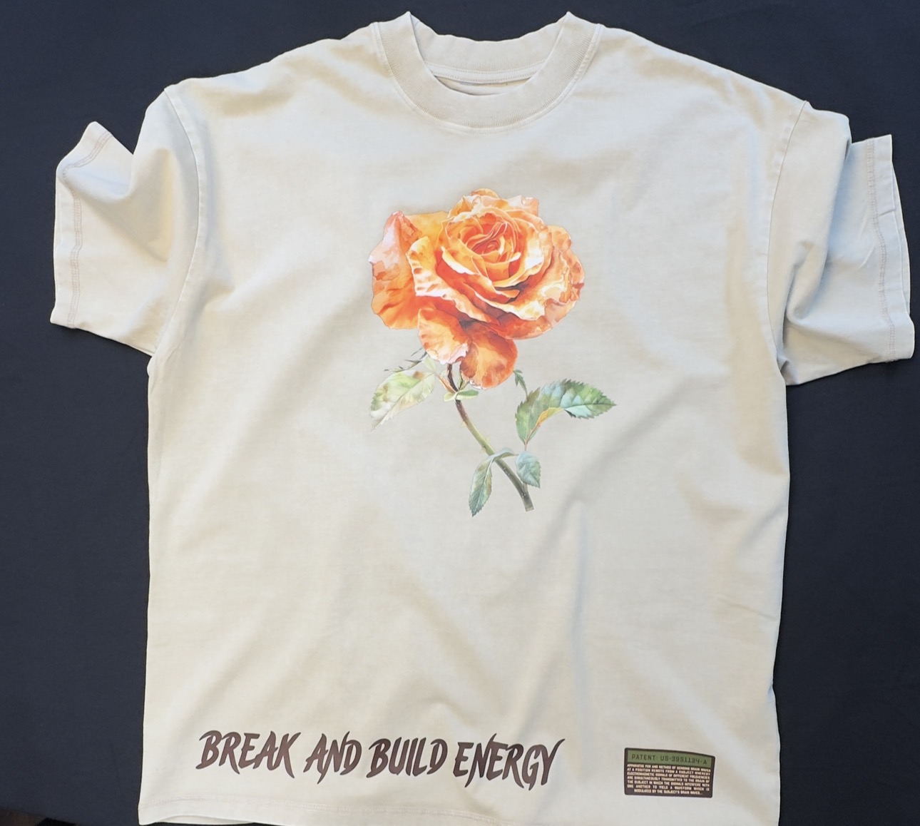 FLOWER COLLECTION , BREAK AND BUILD ENERGY LUXURY T SHIRT 