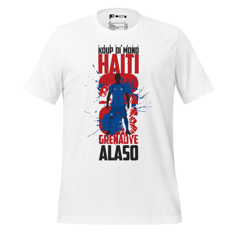 Haiti Football Graphic T-Shirt