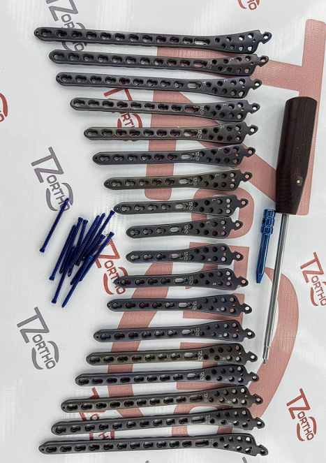 Locking Distal Tibia 4 to 12 Hole Plates L& R & LCP With Screws