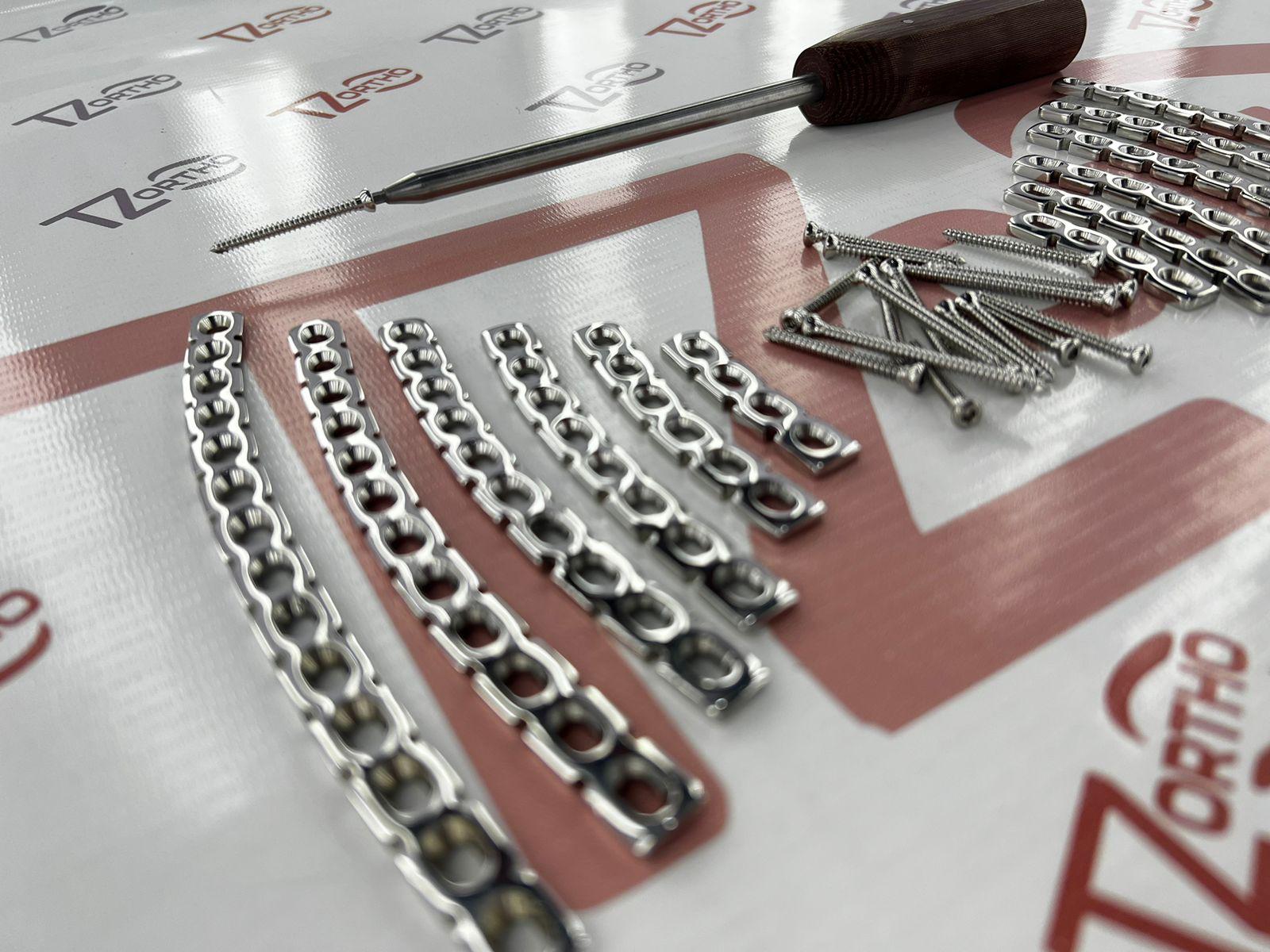 Pelvic Reconstruction Curved Plates Stainless Steel 316 L