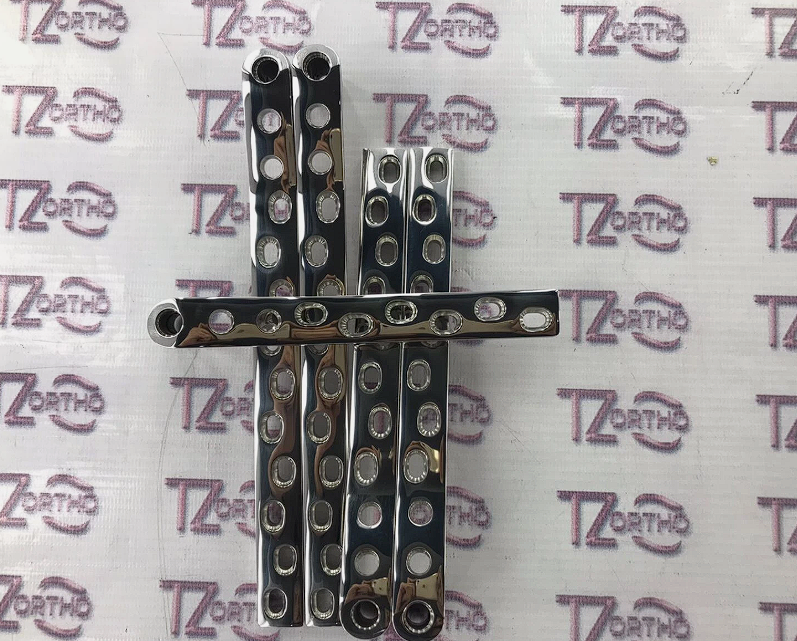 DCS 95° Fixation Plate 114mm 6 H/10 H Stainless Steel Surgical Veterinary.