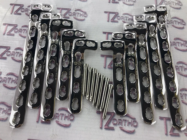 4.5mm L Buttress Locking Plate 4 to 10 Holes Left & Right 14 pcs set Orthopedic