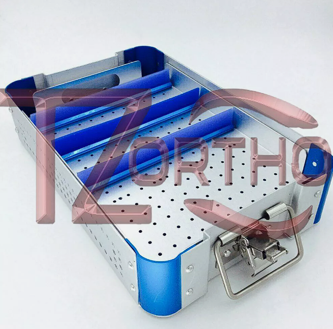 Aluminium Alloy sterilization tray box case surgical