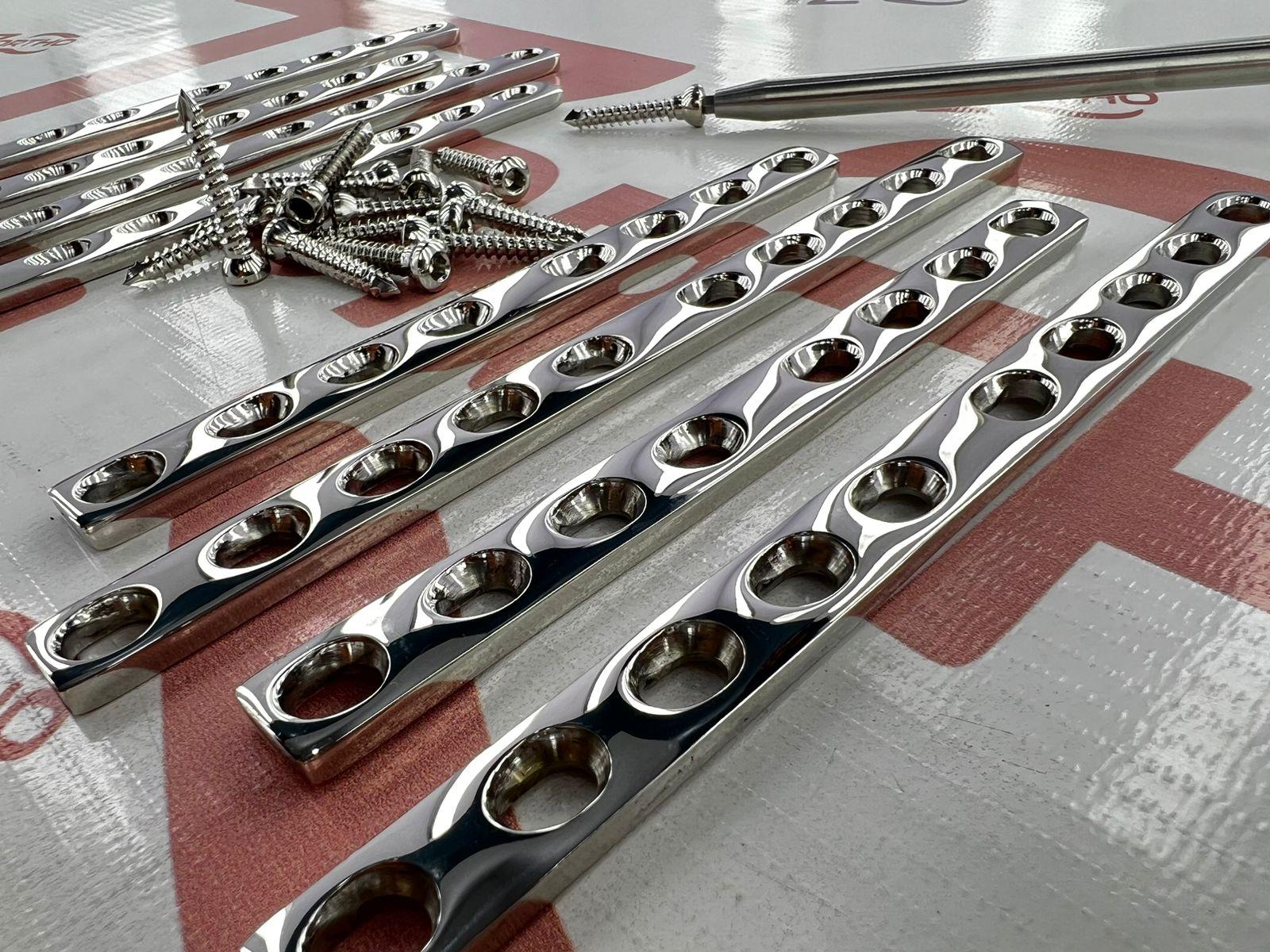 DCP 4.5N Narrow Plates 5 To 11 Hole 7 Pcs Stainless Steel 316L