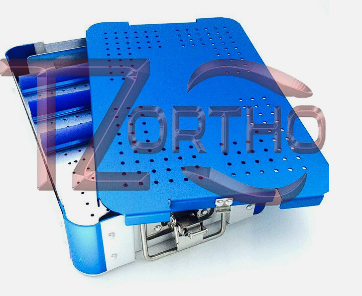 Aluminium Alloy sterilization tray box case surgical