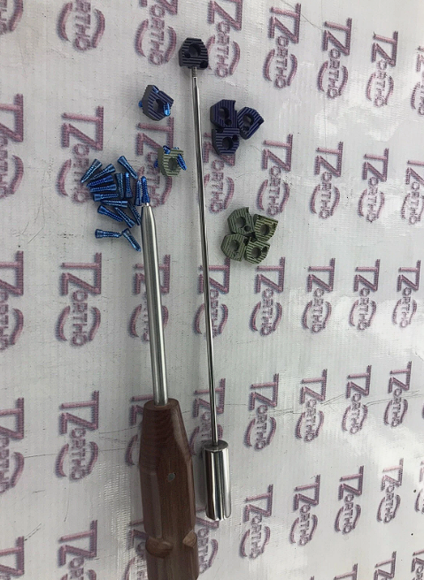 Cervical Cage Spine 5mm to 8mm Titanium 5 Pcs With 20 Screws (14mm & 16mm)30 pcs