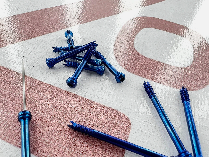 3mm HerBert Screws, 18 to 36mm, Titanium screws with screwdriver