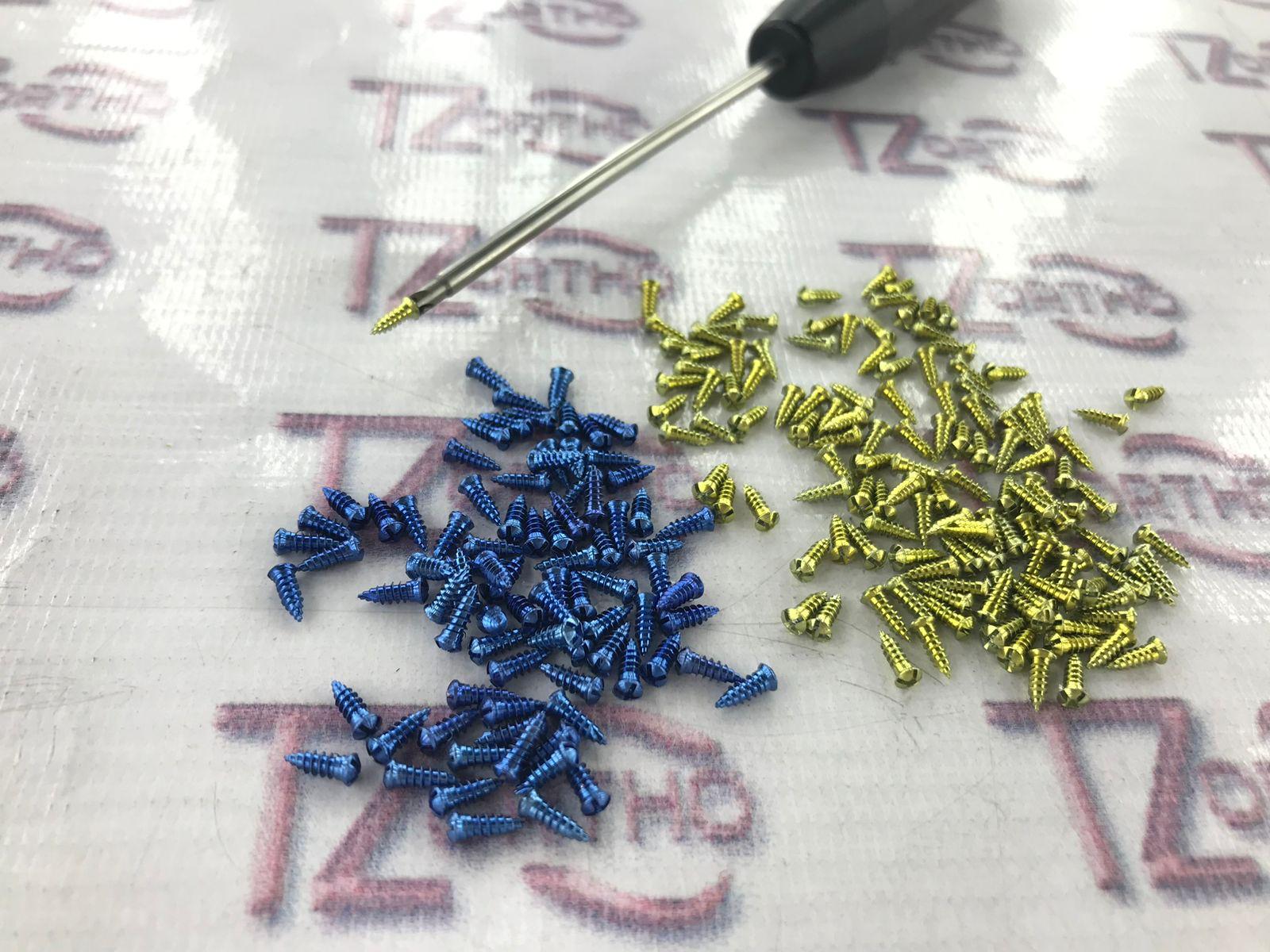 Maxillofacial 2.0mm Plates 20 Hole 10Pcs With Screws & Screwdriver 91 Pcs