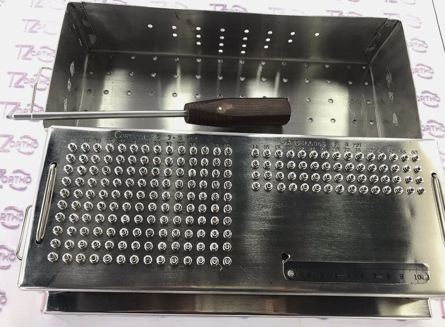 Bone Screws Box Lower/Upper limb Bone screw Sterilization Case
