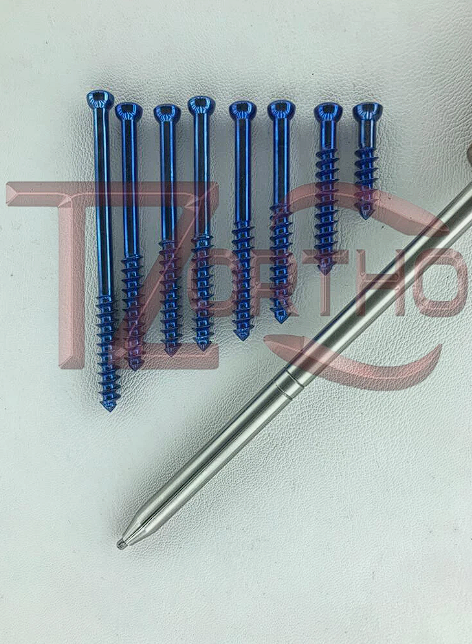 Cancellous Bone 6.5mm Titanium Screws 32mm Thread Grade 5