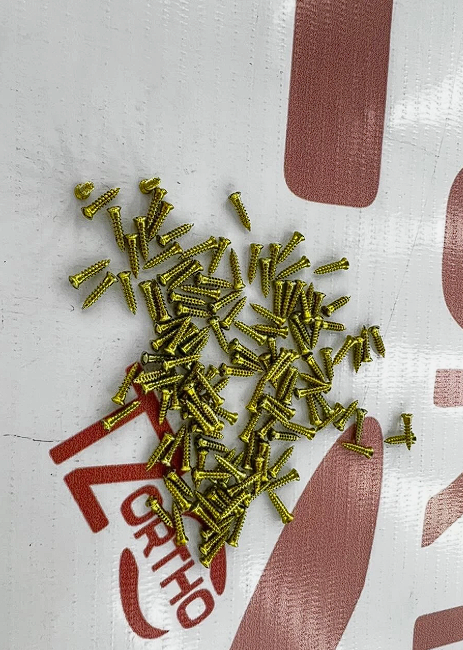 Titanium Self Drilling Cross Head 2mm Screws.