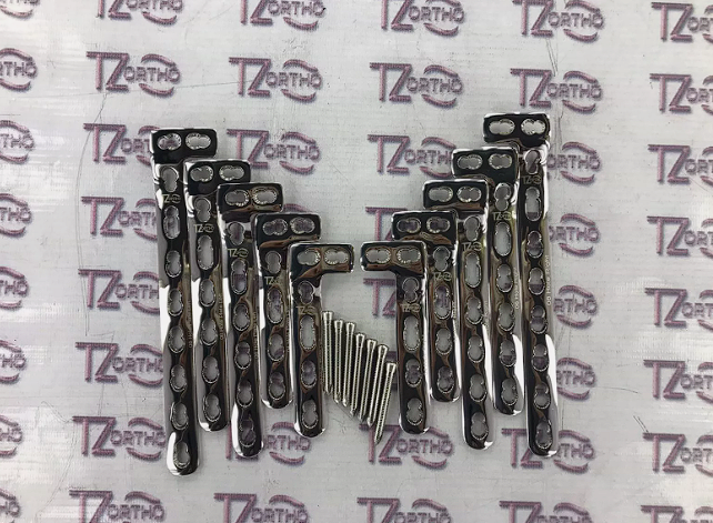 4.5mm L Buttress Locking Plate 4 to 10 Holes Left & Right 14 pcs set Orthopedic