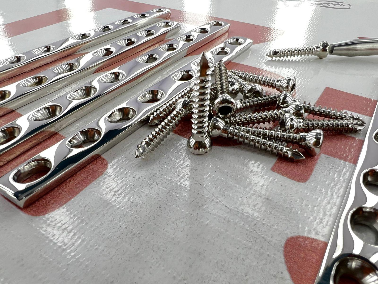 DCP 4.5N Narrow Plates 5 To 11 Hole 7 Pcs Stainless Steel 316L