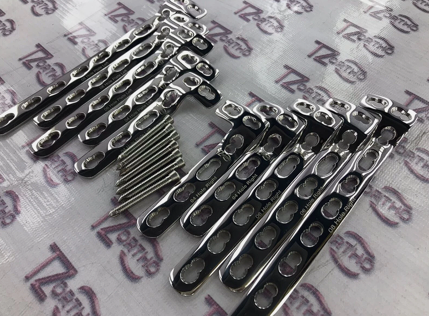 4.5mm L Buttress Locking Plate 4 to 10 Holes Left & Right 14 pcs set Orthopedic