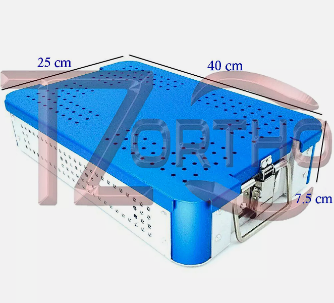 Aluminium Alloy sterilization tray box case surgical