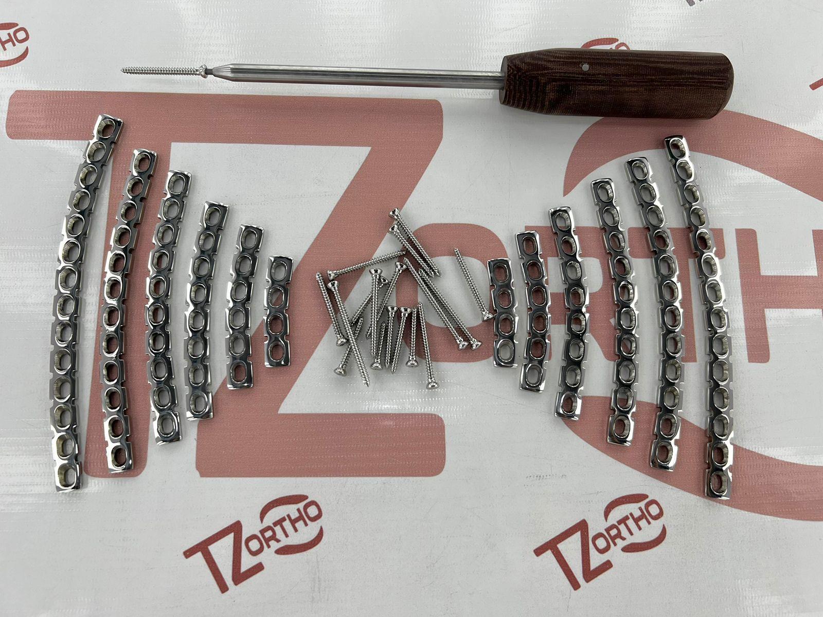 Pelvic Reconstruction Curved Plates Stainless Steel 316 L