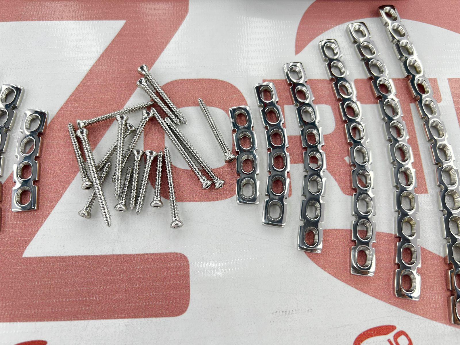 Pelvic Reconstruction Curved Plates Stainless Steel 316 L