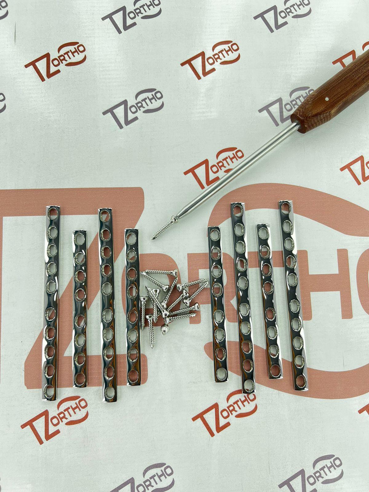 DCP 4.5N Narrow Plates 5 To 11 Hole 7 Pcs Stainless Steel 316L