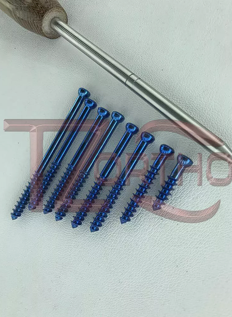 Cancellous Bone 6.5mm Titanium Screws 32mm Thread Grade 5