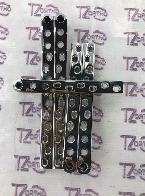 DCS 95° Fixation Plate 114mm 6 H/10 H Stainless Steel Surgical Veterinary.