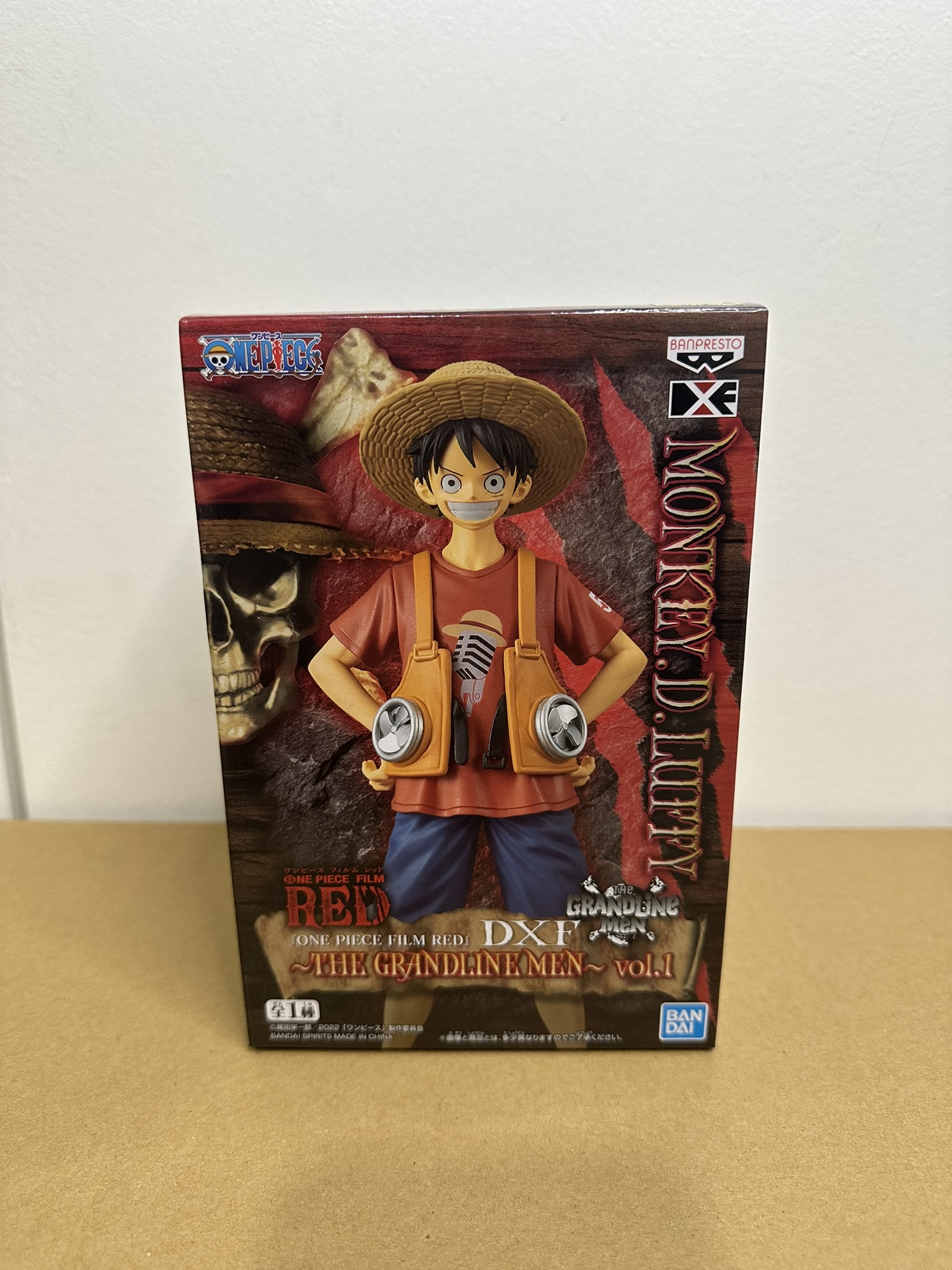 Figurine Monkey Luffy Red