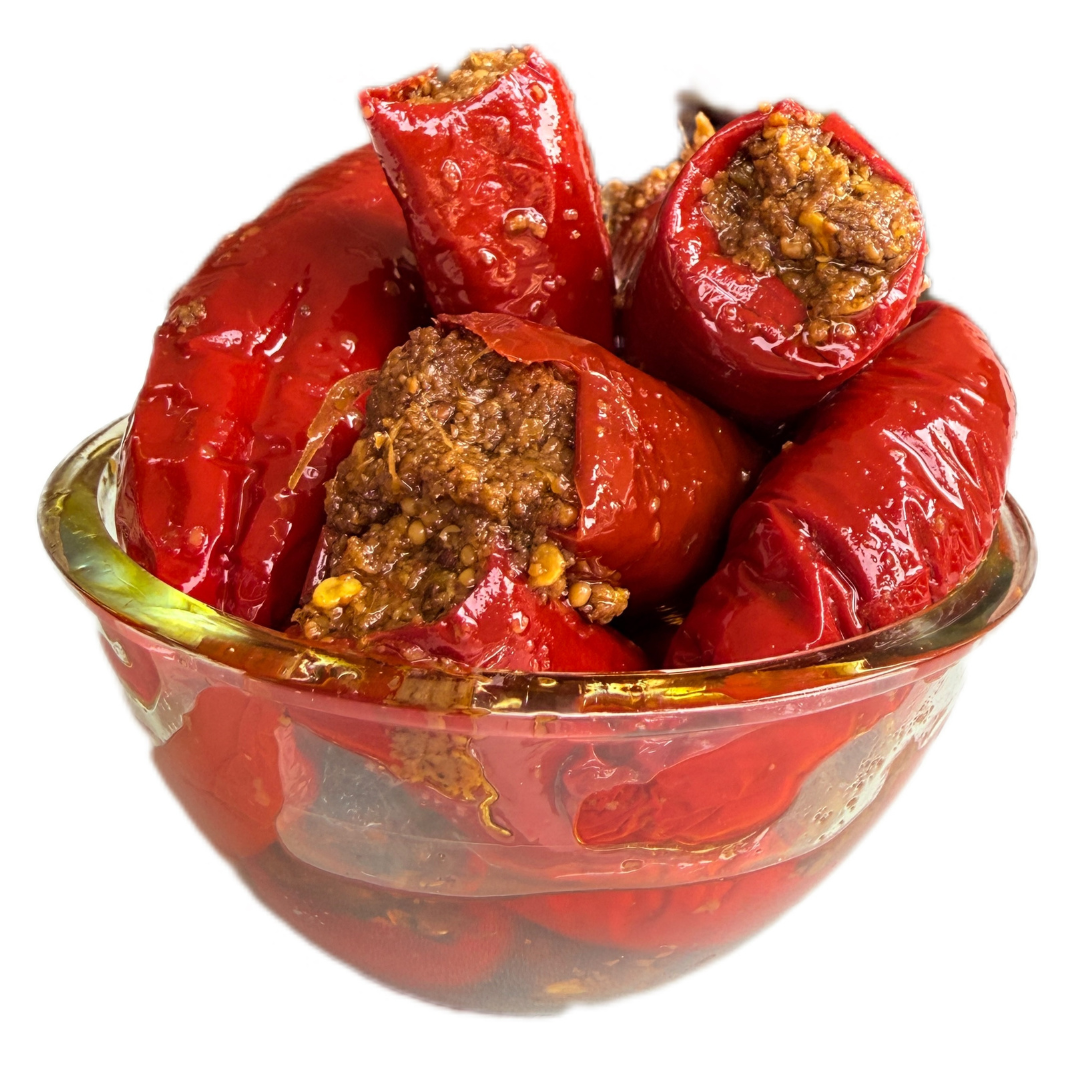 Lal Mirch ka Achar, Stuffed Red Chilli Pickle