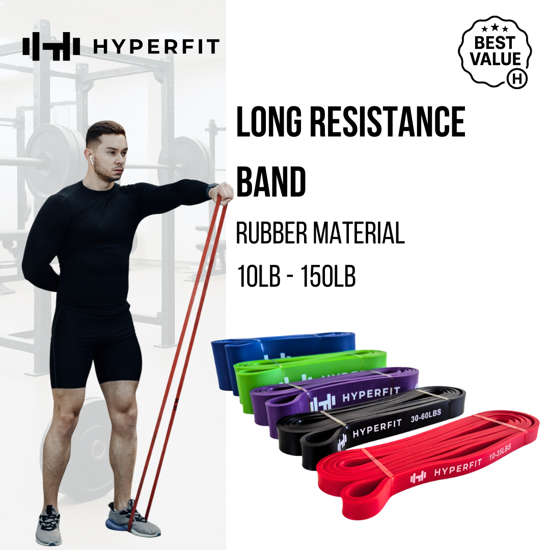 HYPERFIT Resistance Band – Power Band Gym Full Loop 2080mm, 100% Rubber, 13–64mm, 1 PCS