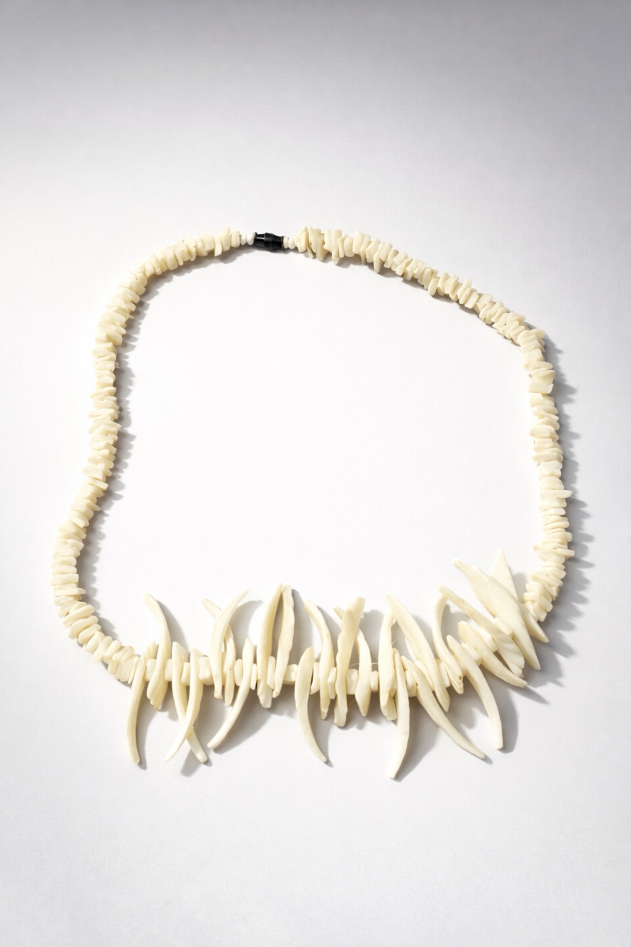 White Tribal Necklace