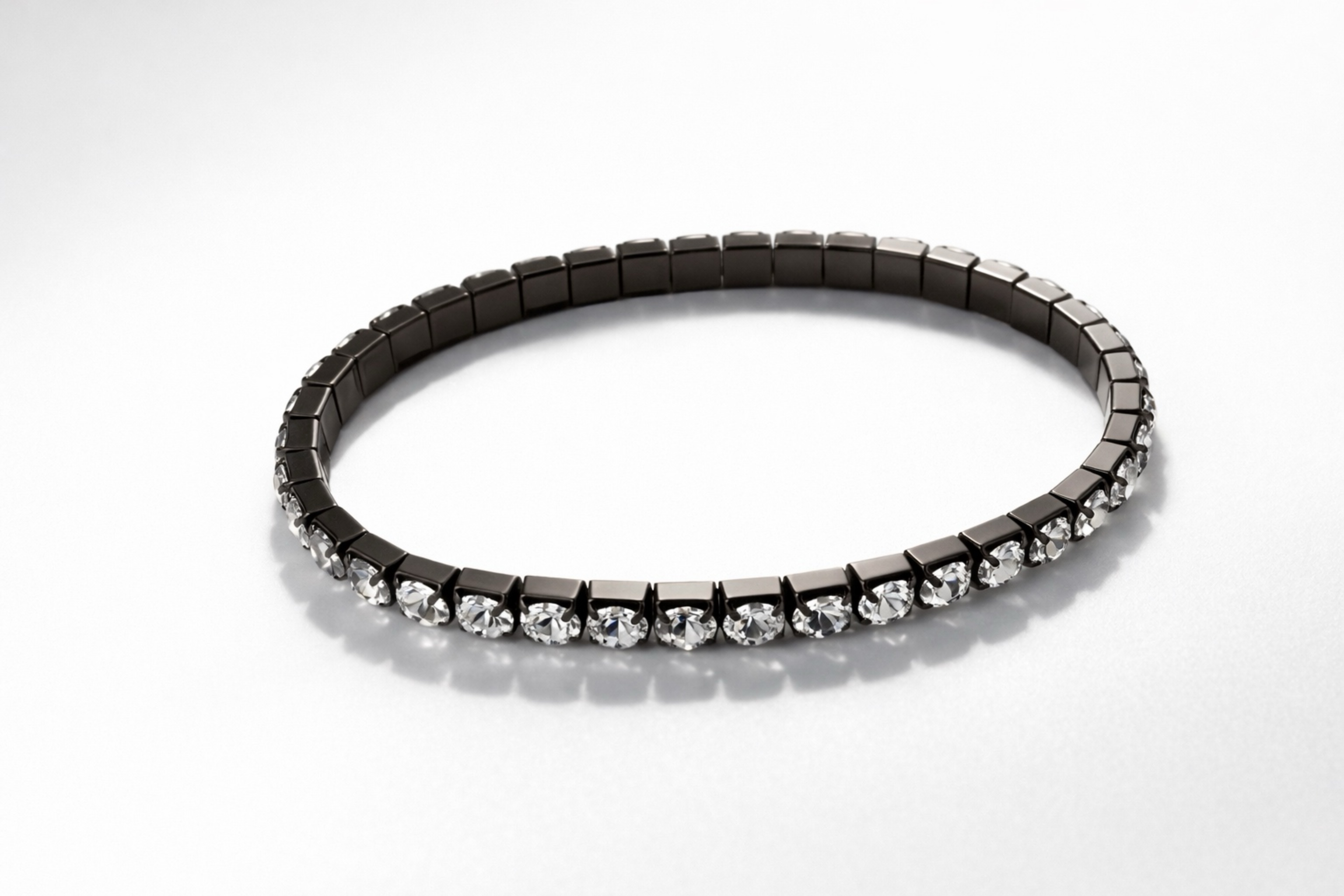 Crystal Accent Stretch Bracelet