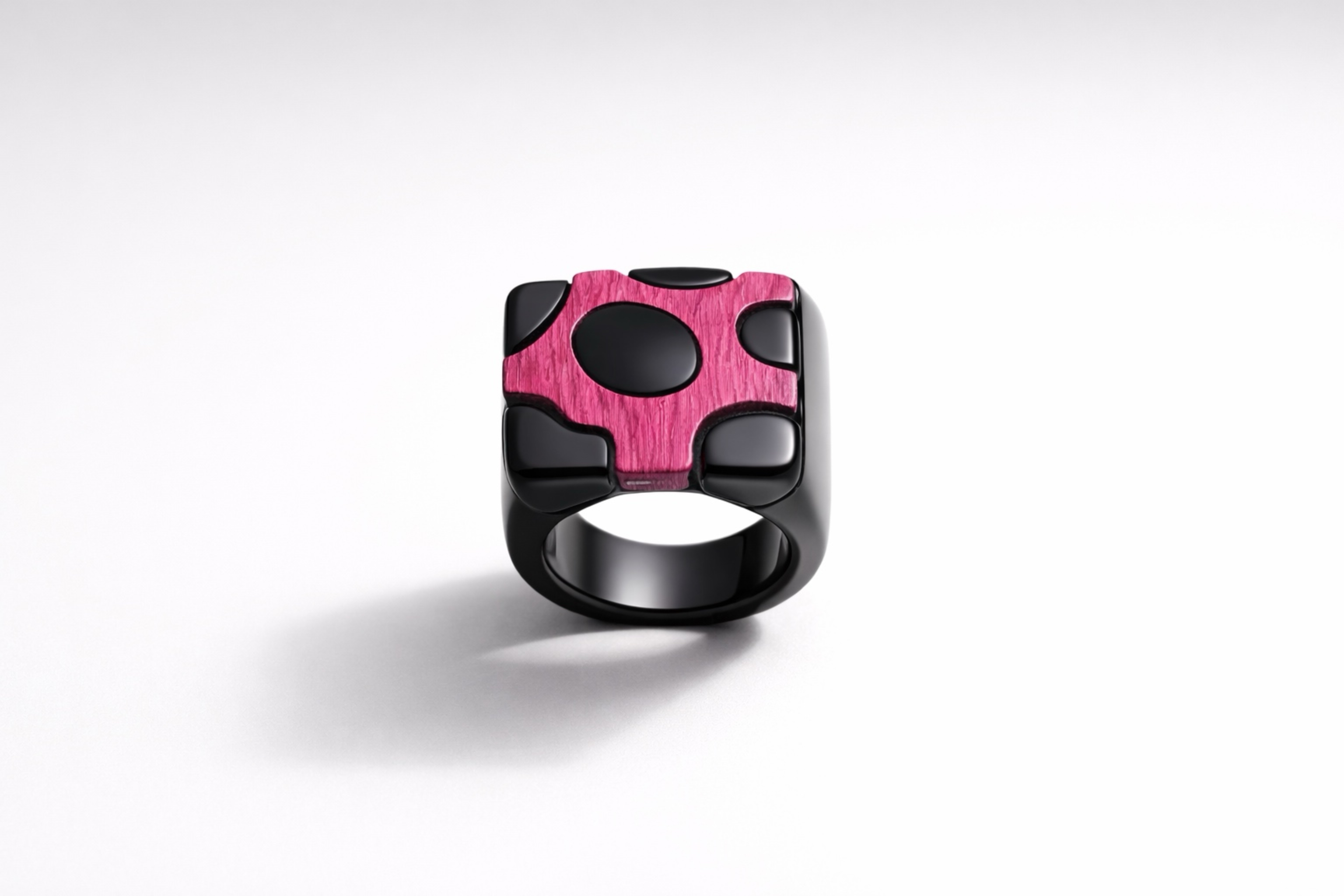Modern Square Statement Ring