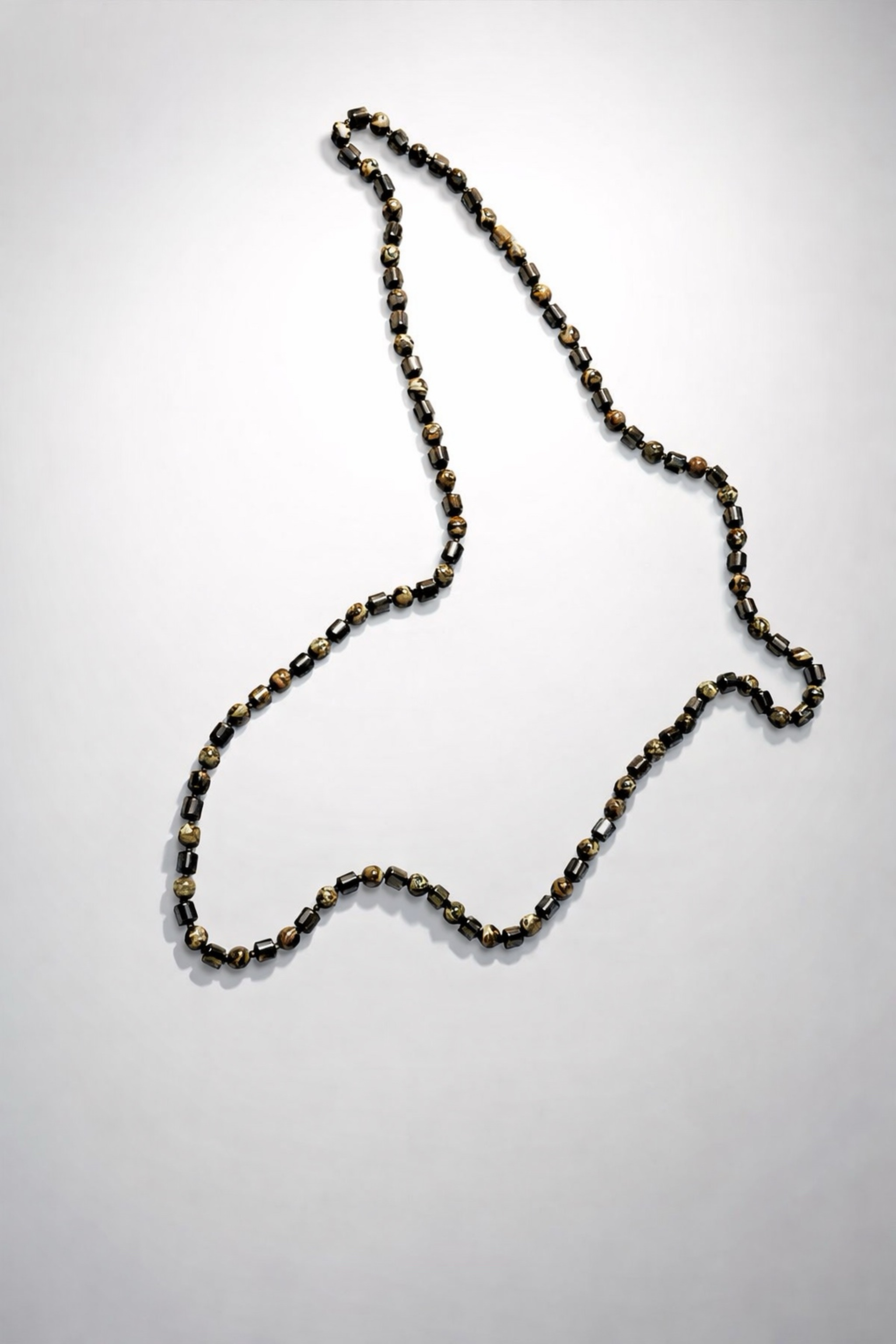 Black Beaded Necklace