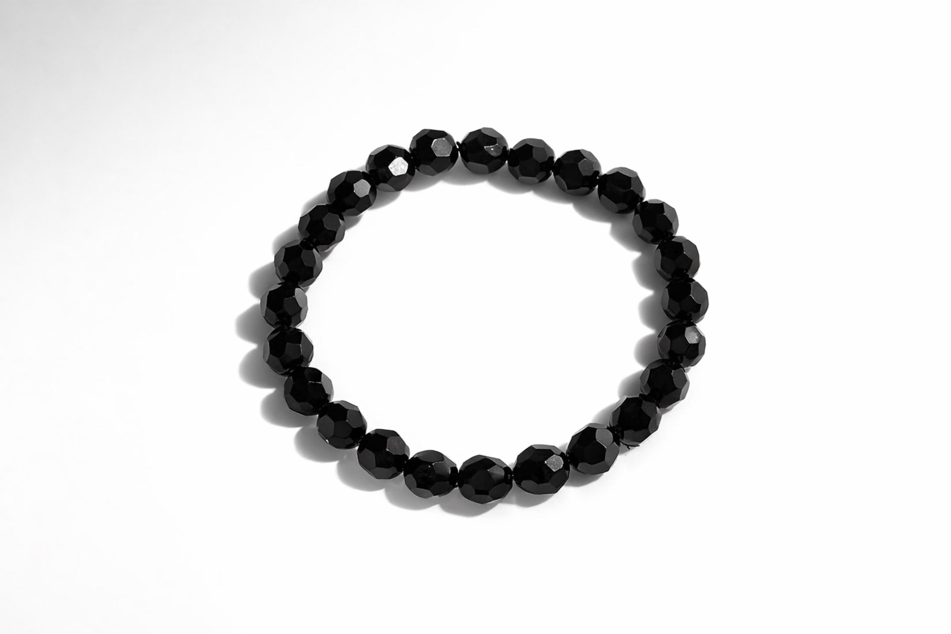 Black Onyx Beaded Bracelet