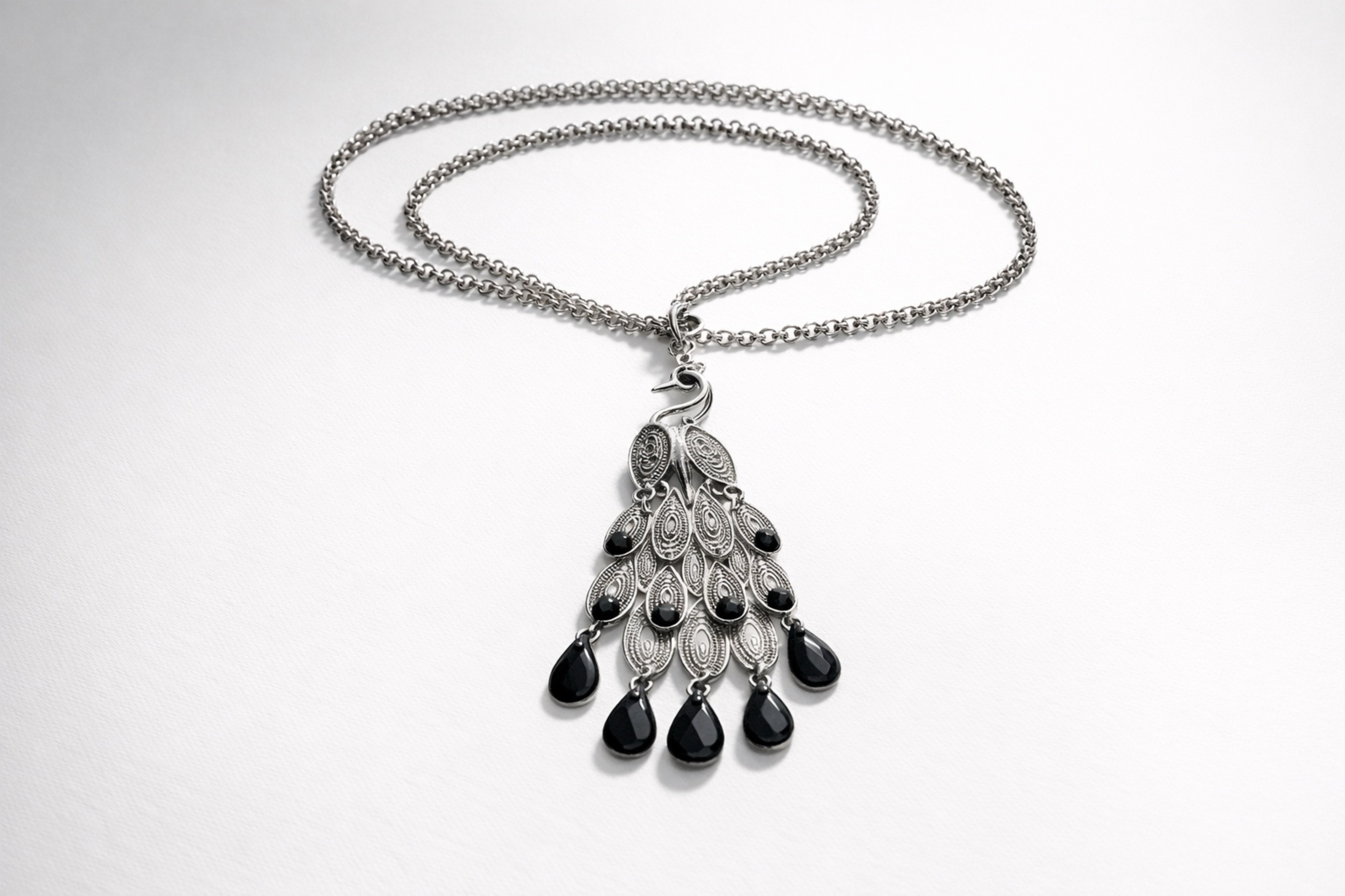 Peacock Pendant Necklace