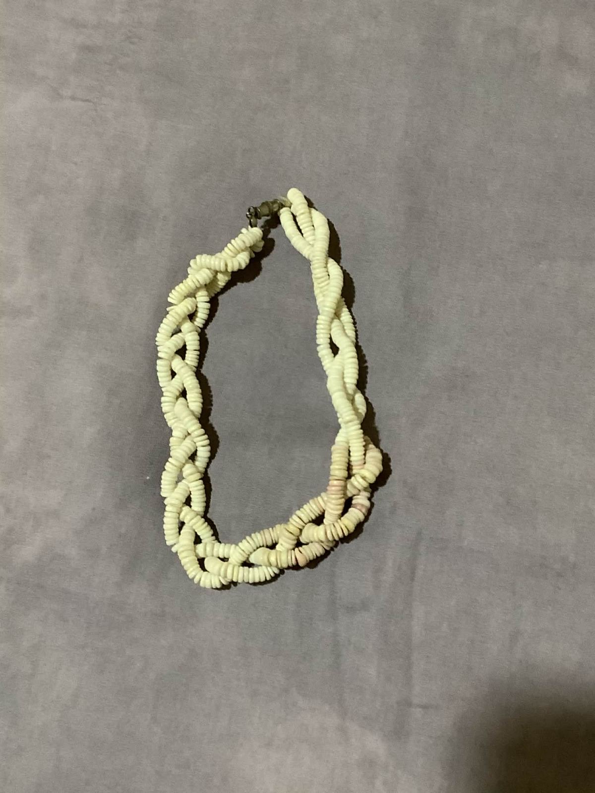 Twisted Shell Bead Necklace