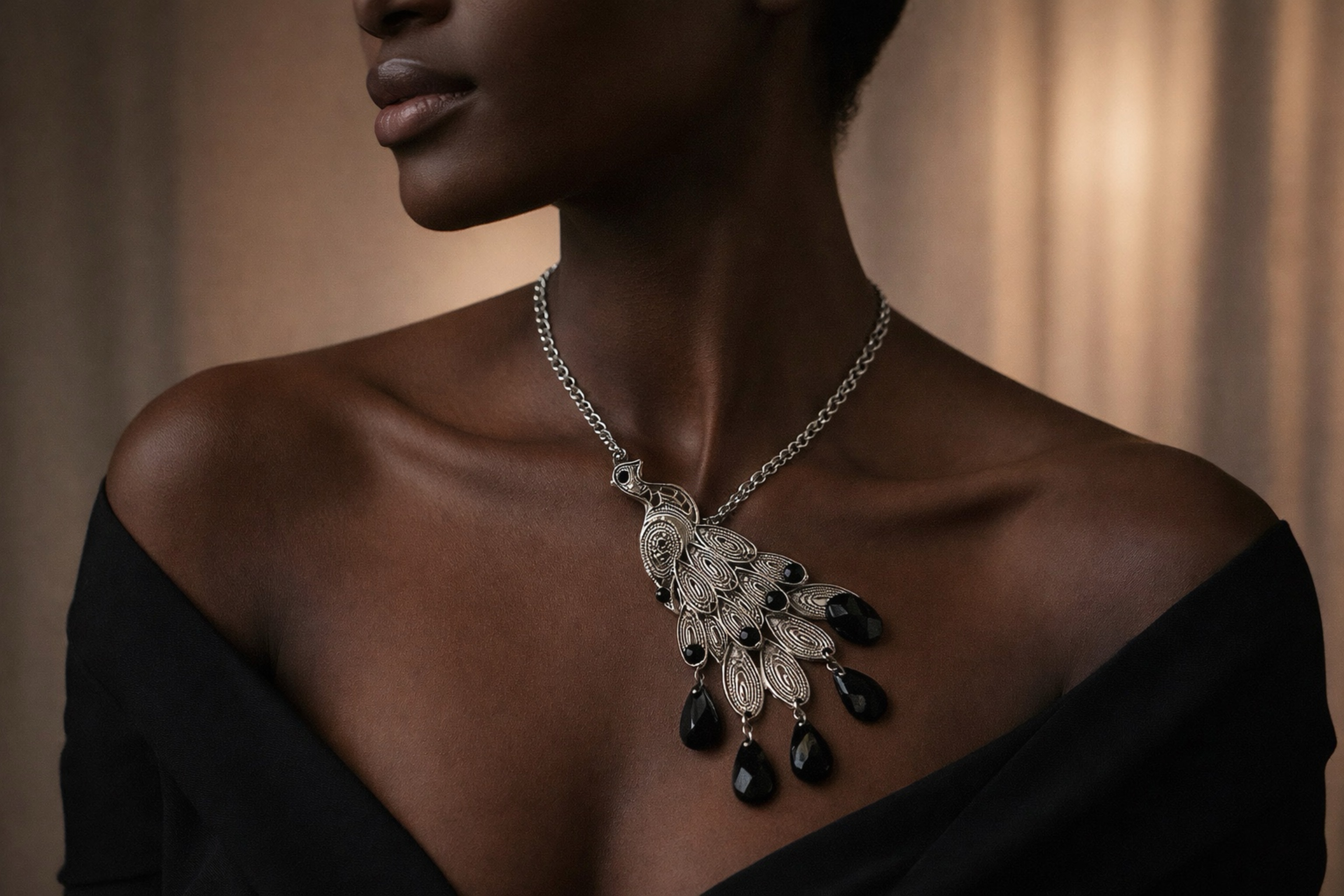 Peacock Pendant Necklace