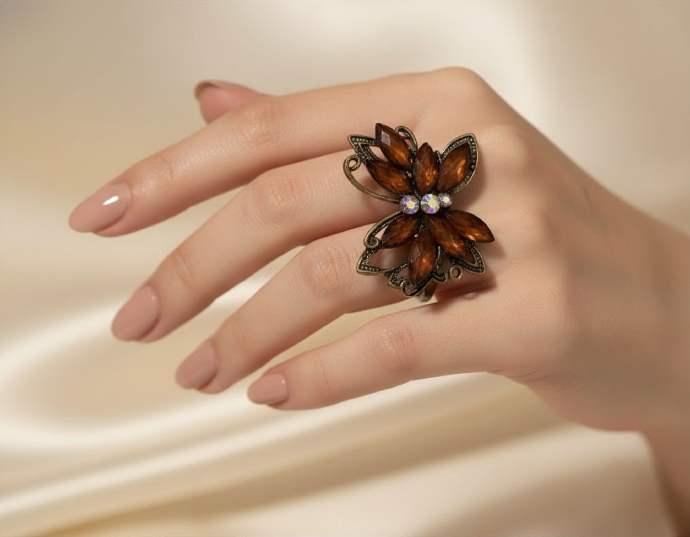 Vintage Butterfly Ring