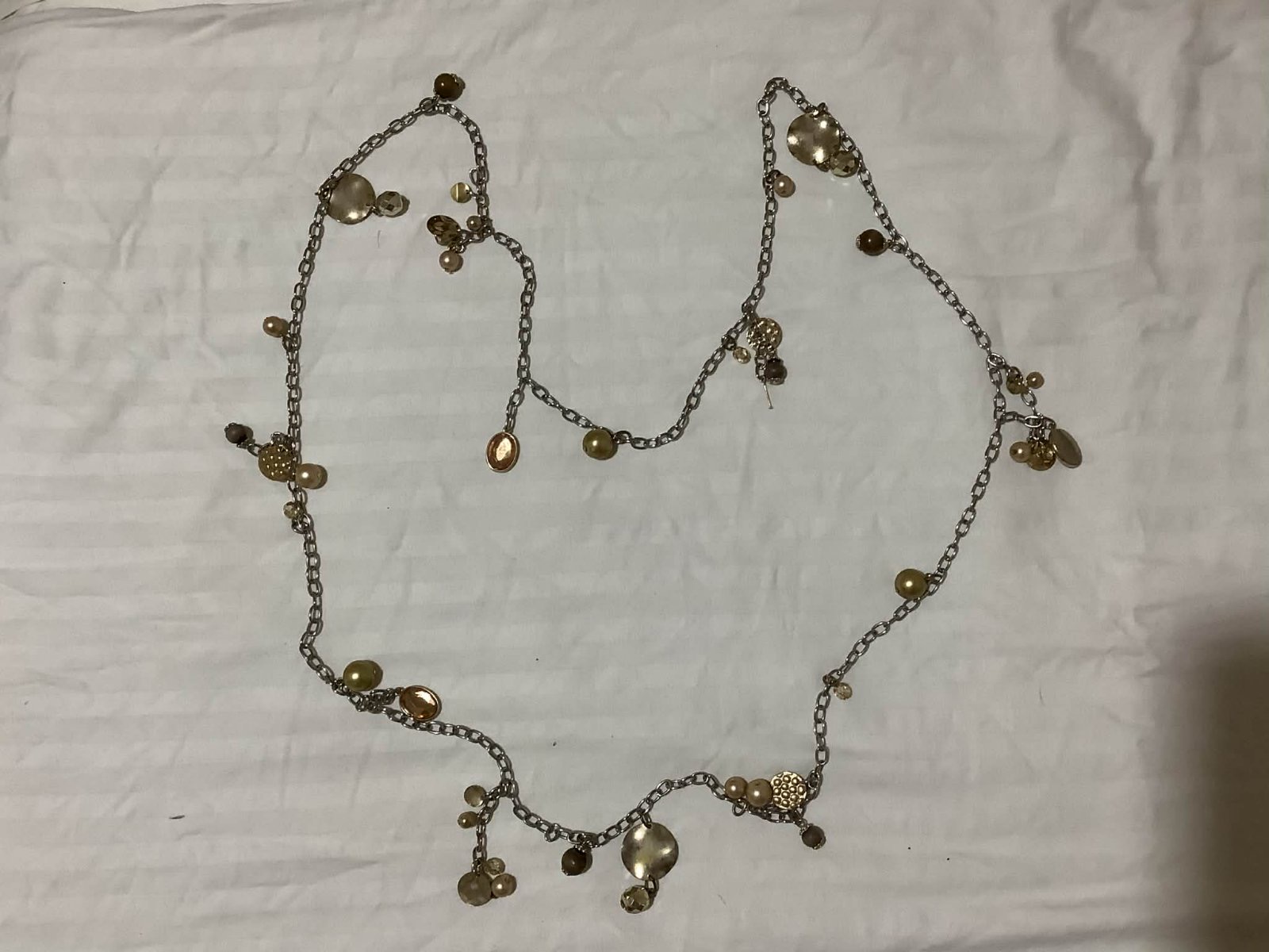 Gold Charm Chain Necklace