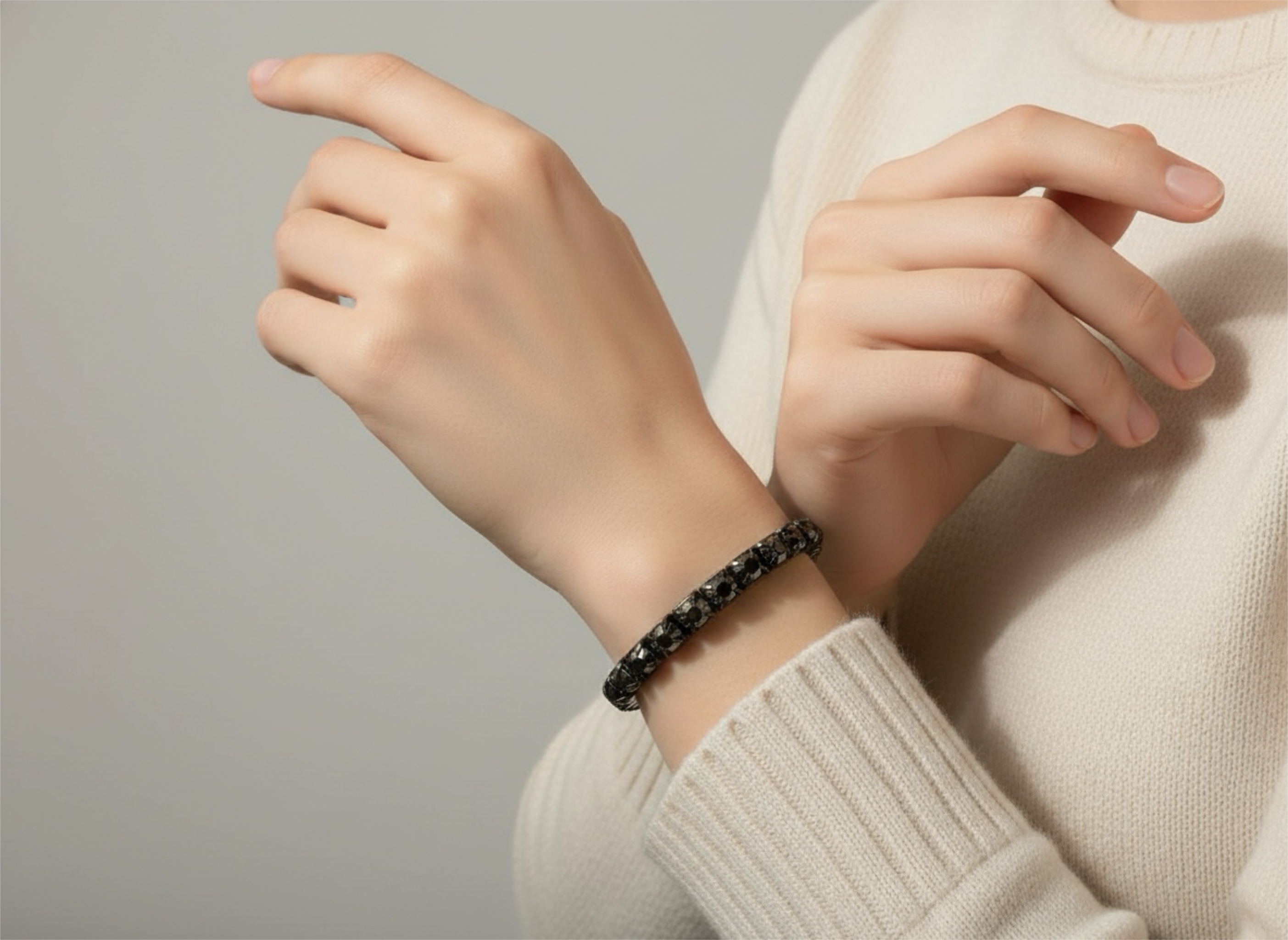 Black Panther Bead Bracelet