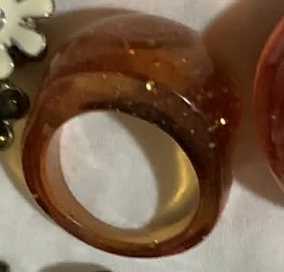 Amber Resin Ring