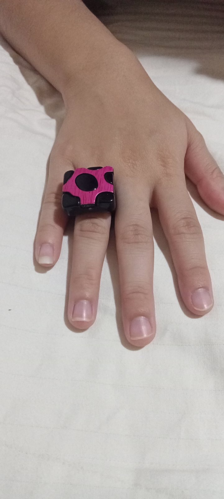 Modern Square Statement Ring