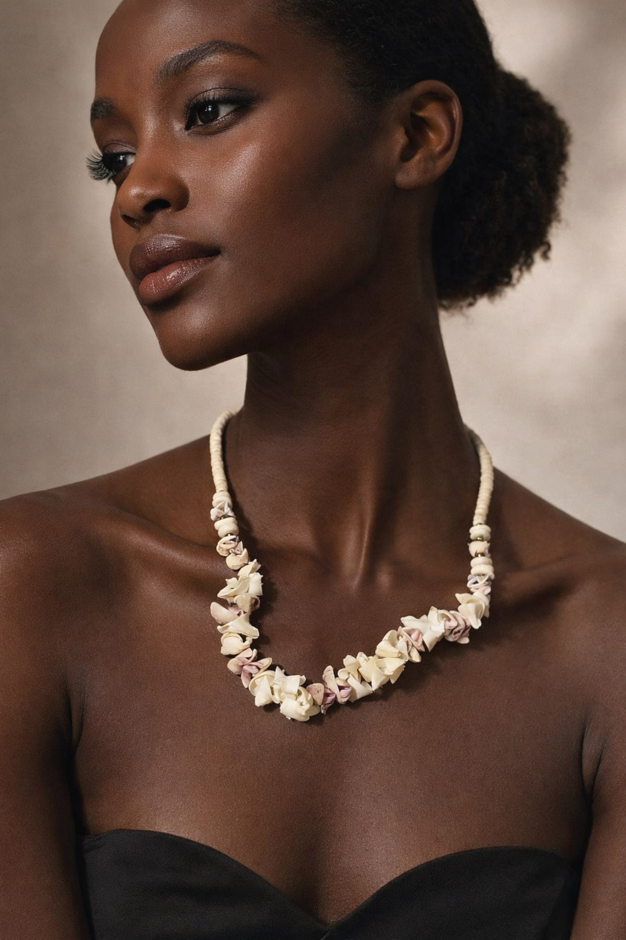 Handcrafted Shell Bead Necklace