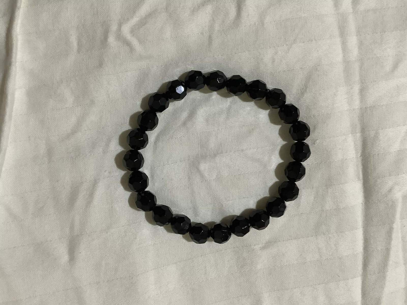 Black Onyx Beaded Bracelet