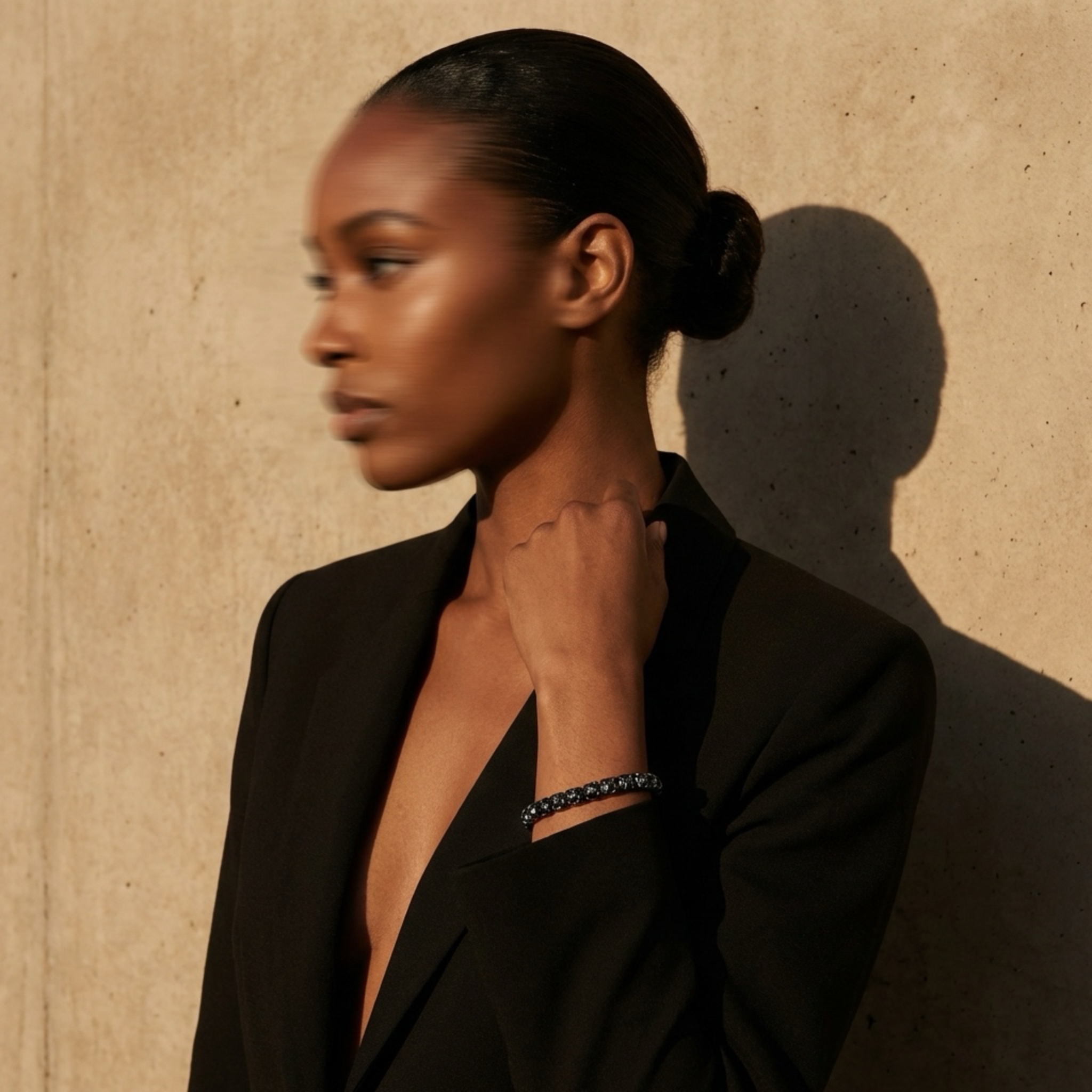 Black Panther Bead Bracelet