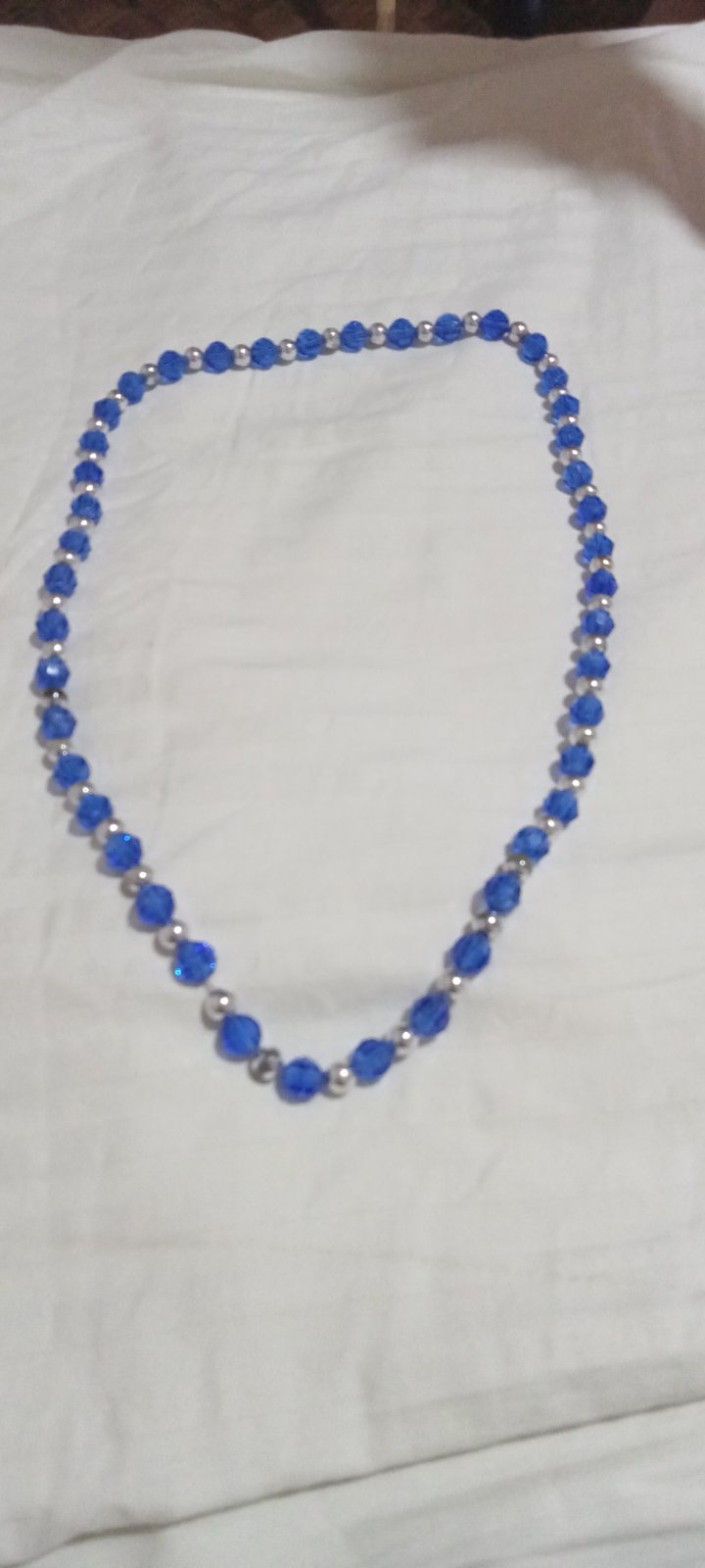 Blue Beaded Necklace