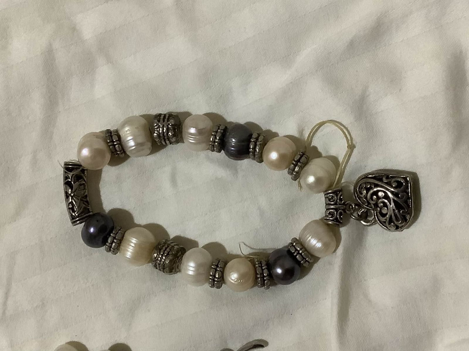 Pearl Charm Bracelet