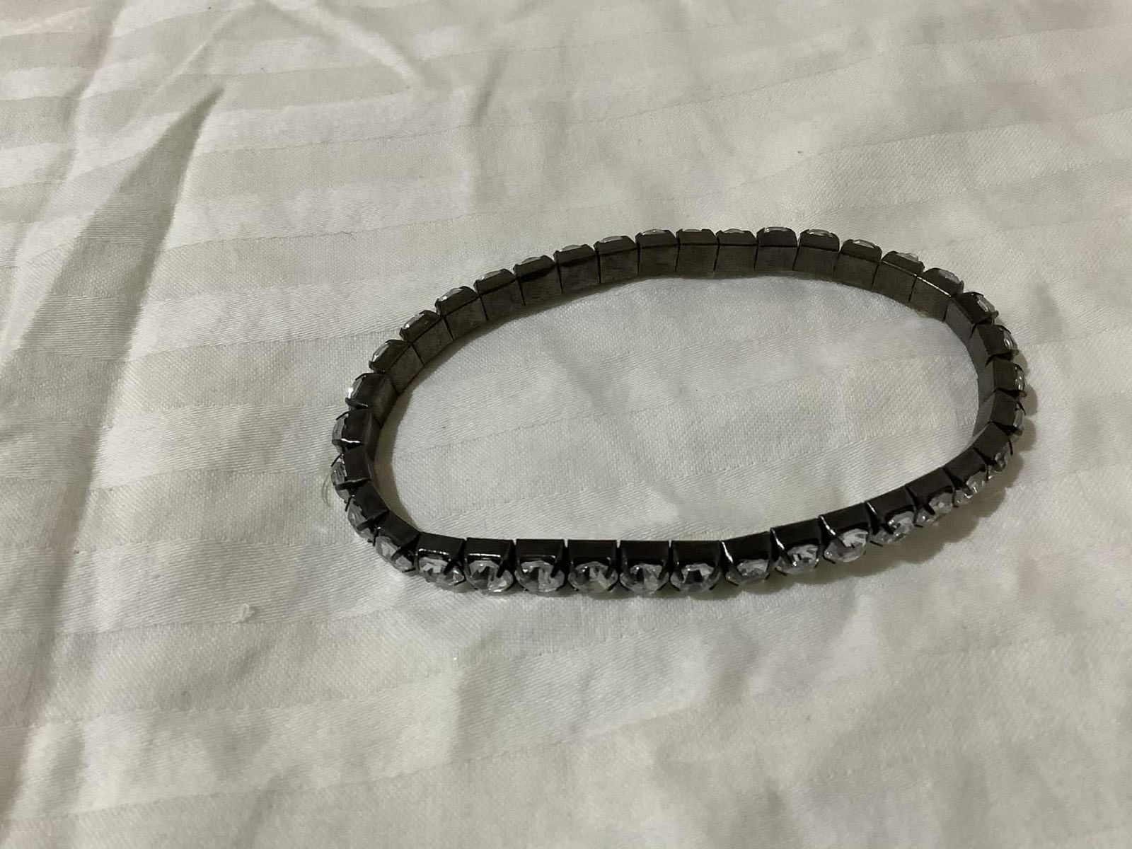 Crystal Accent Stretch Bracelet