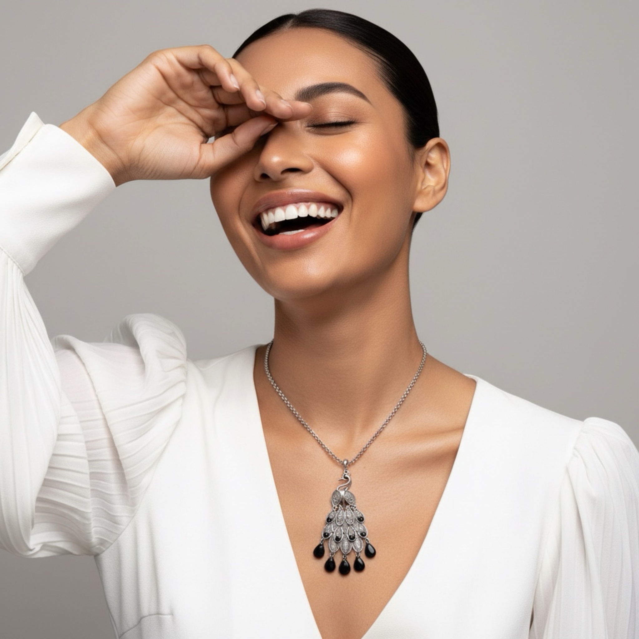 Peacock Pendant Necklace