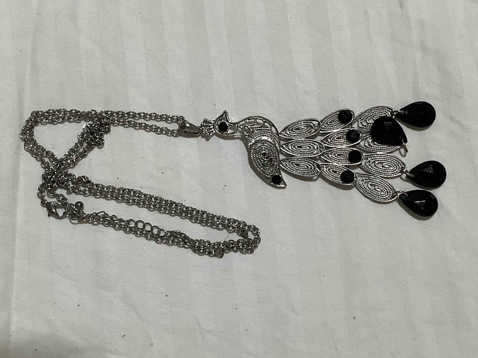 Peacock Pendant Necklace