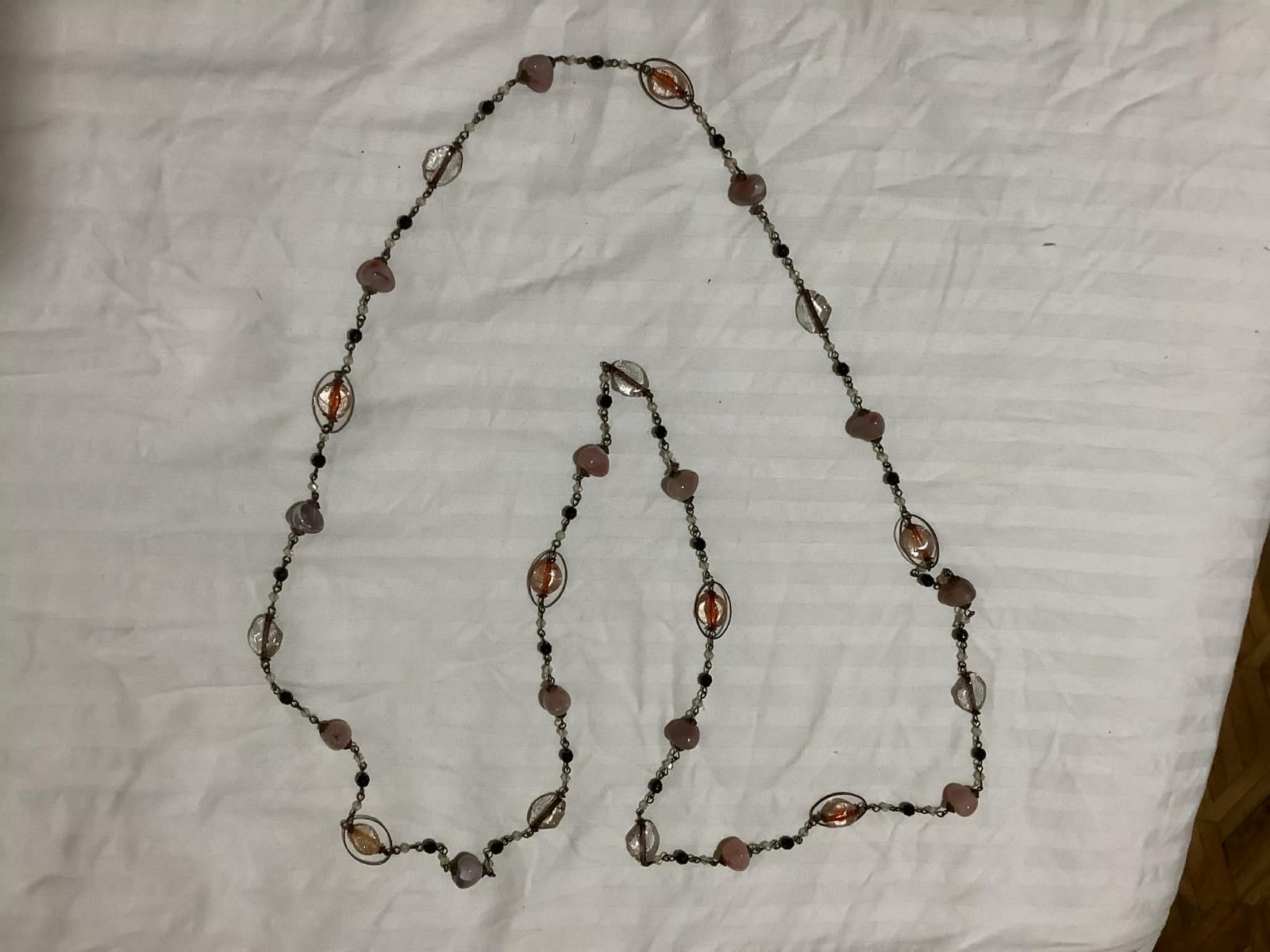 Beaded Stone Necklace